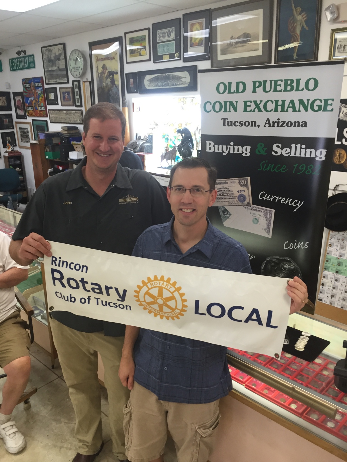 Rincon Rotary + Old Pueblo Coin = Win for Math Teacher