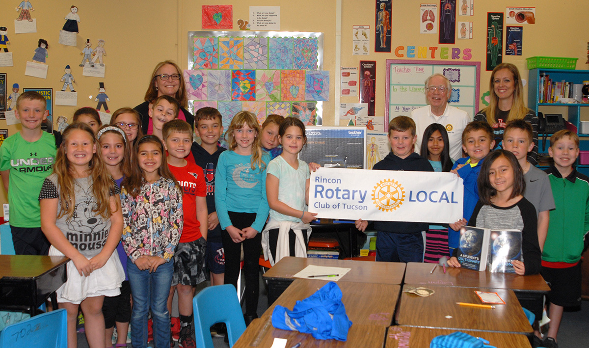 Rincon Rotary helps new Agua Caliente Elementary teacher save time.